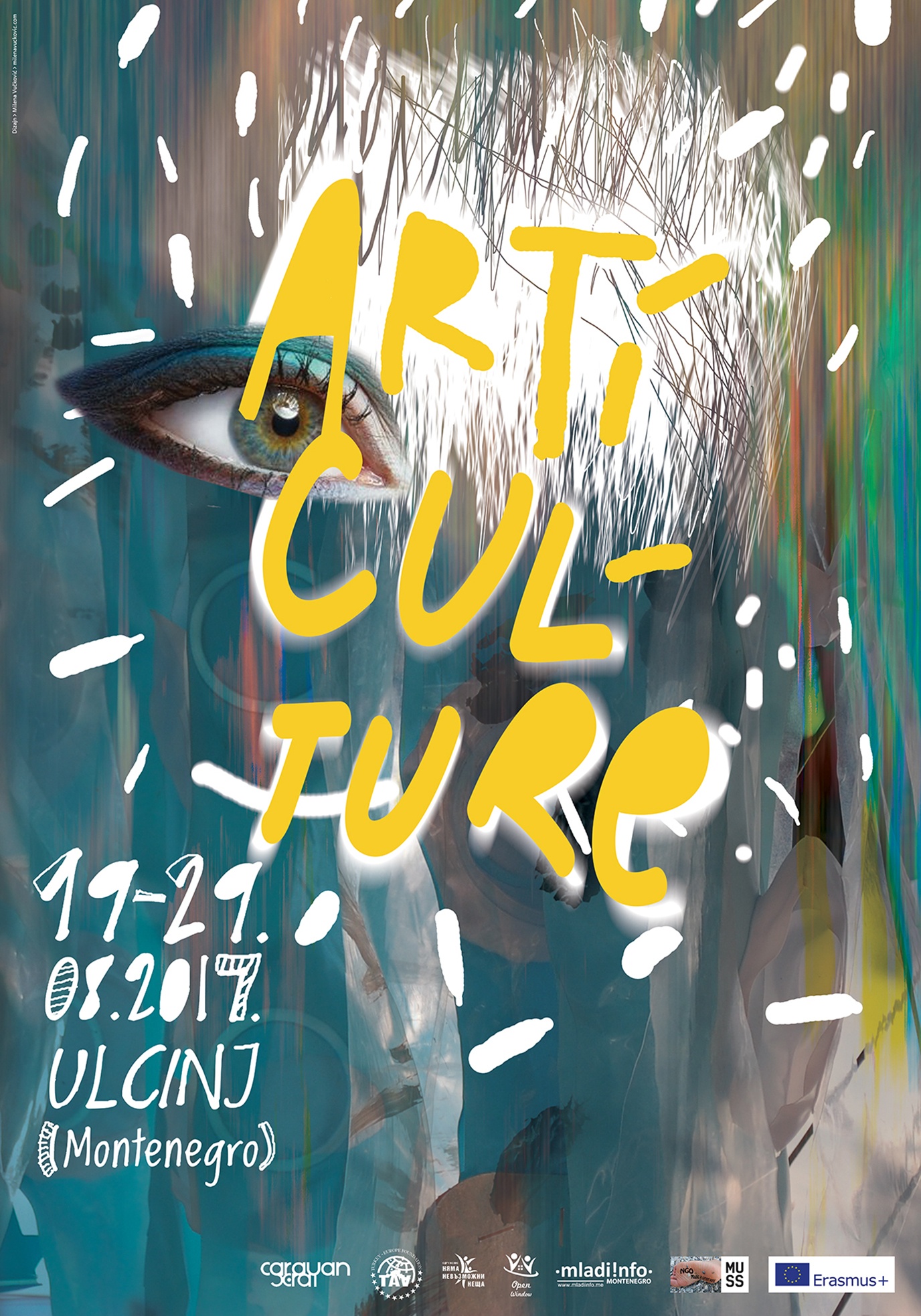 poster ARTiCulture, poster design, milena