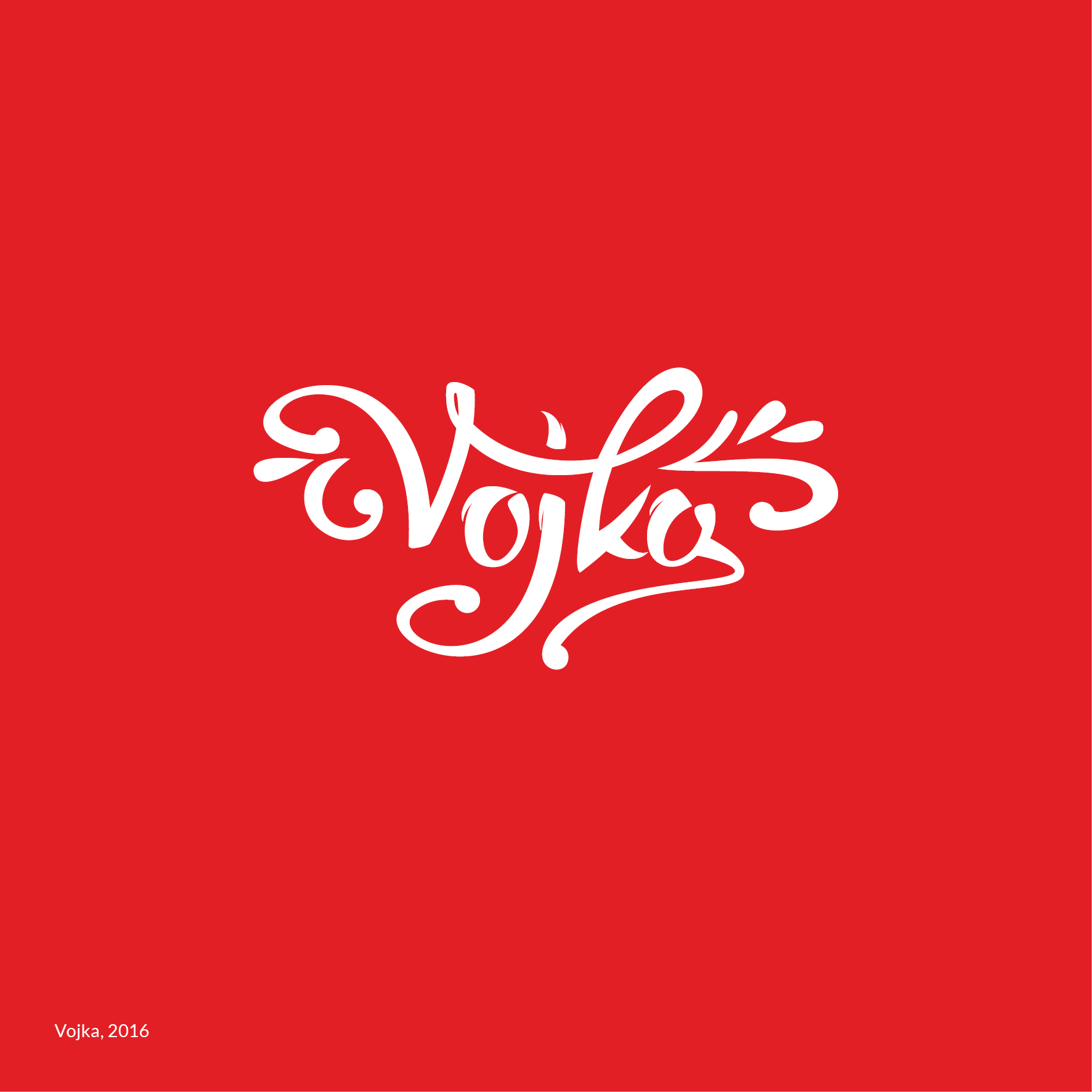 vojka torte logo, milena, custom logo design