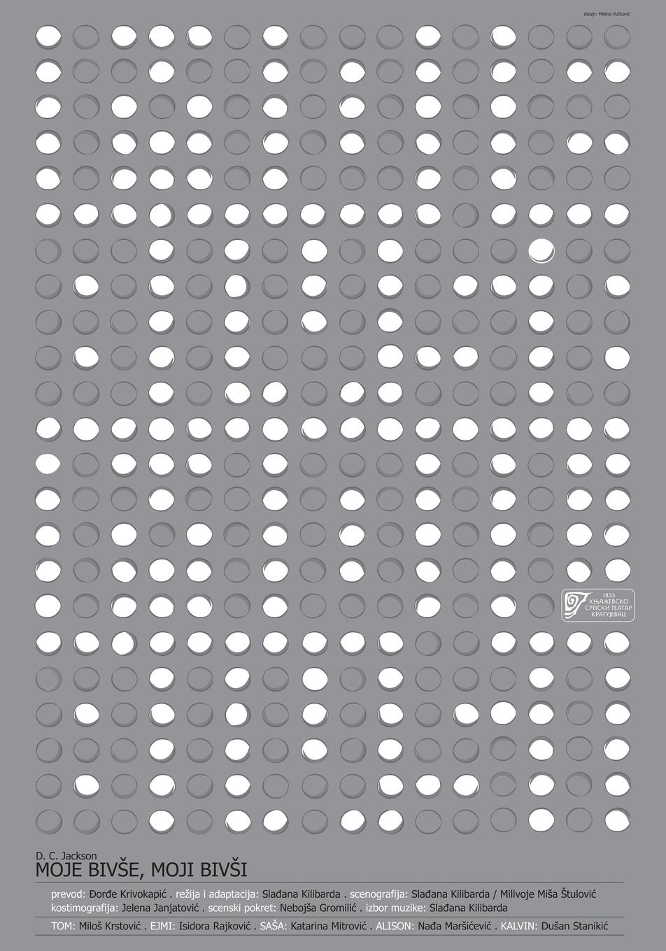 poster design, knjazevsko srpski teatar, theatre poster, milena v