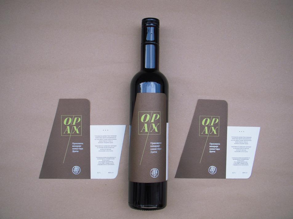brand design, milena vuckovic, draca monastery, labels