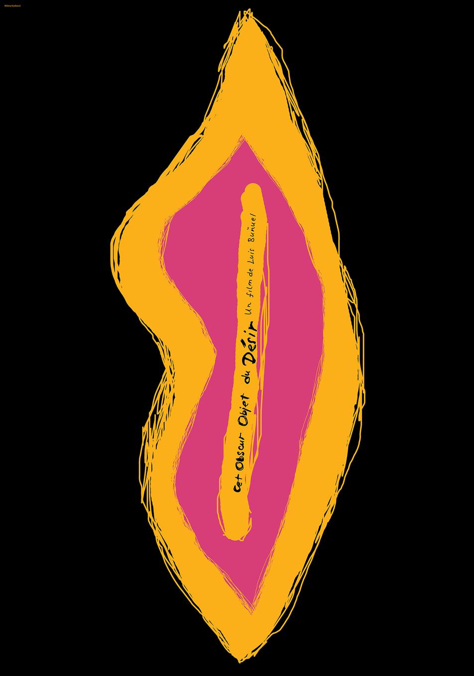 that obscure object of desire, movie poster, poster design, milena v