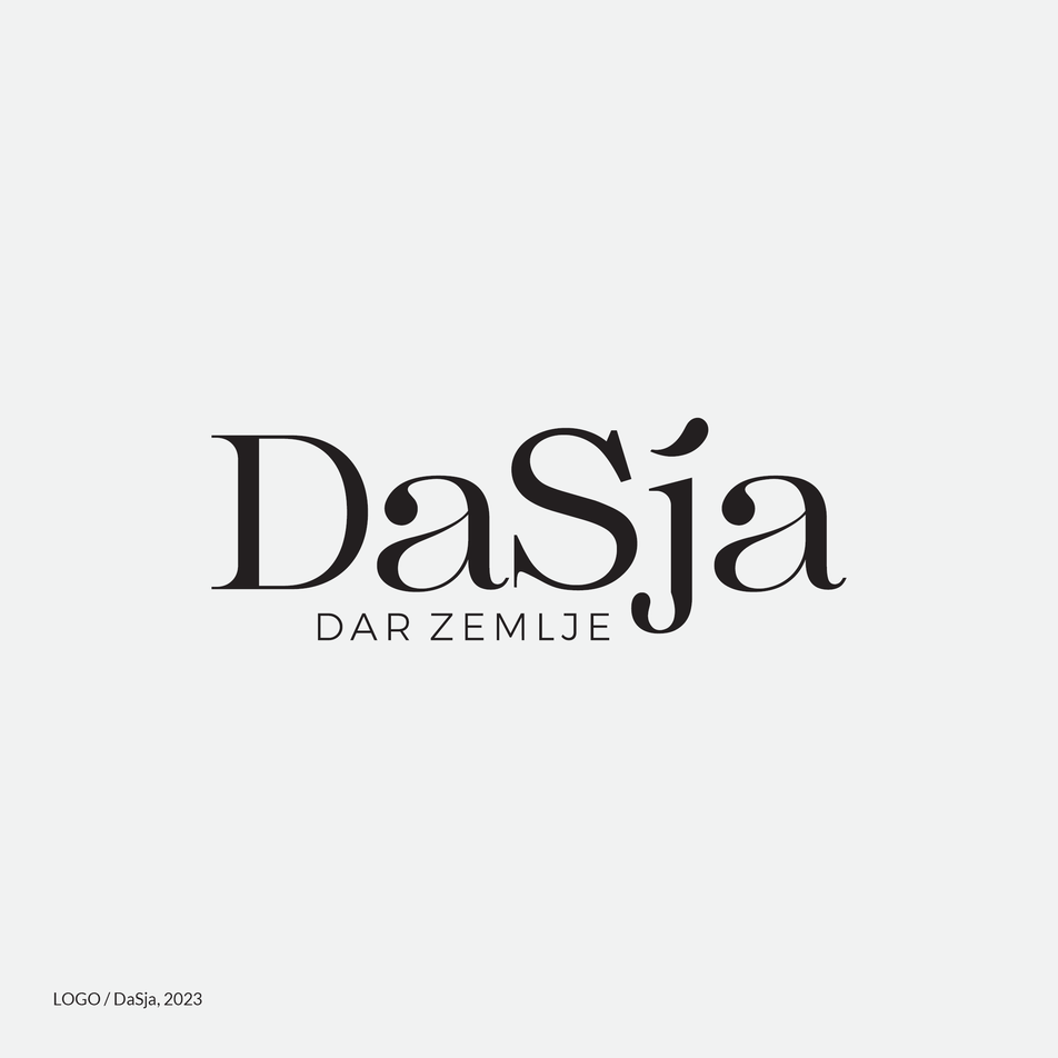 brand design, milena vuckovic, dasja logo